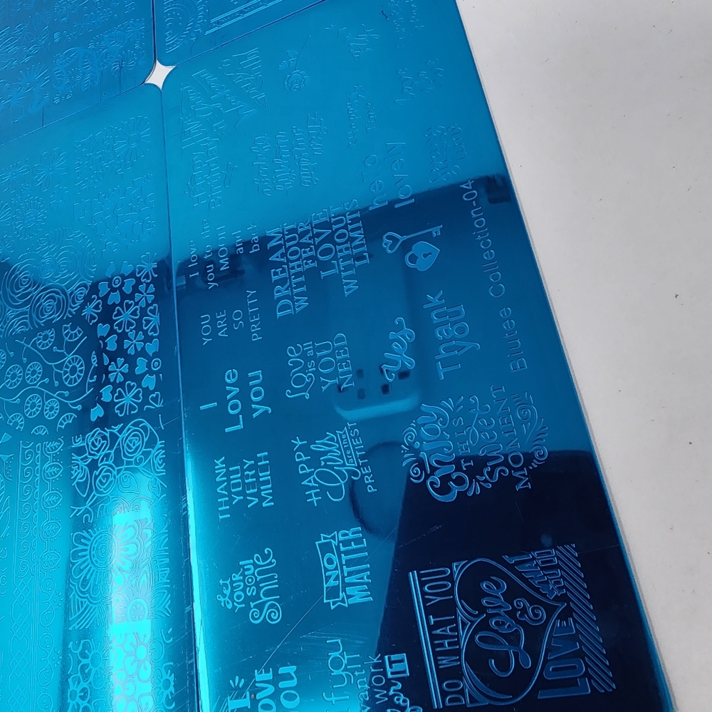 Biutee 19pcs Nail Stamp Plates set 15 plate 1Stamper 2Scraper 1storage bag Nails - Picture 6 of 7
